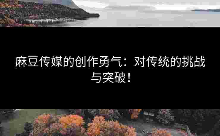 麻豆传媒的创作勇气：对传统的挑战与突破！