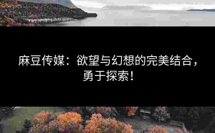 麻豆传媒：欲望与幻想的完美结合，勇于探索！