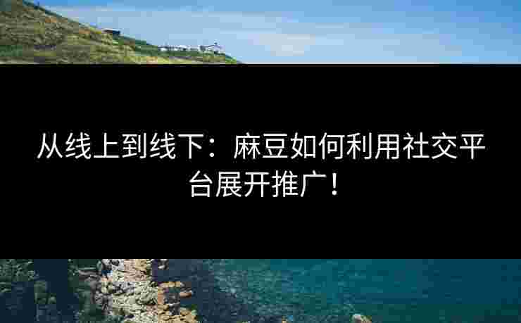 从线上到线下：麻豆如何利用社交平台展开推广！